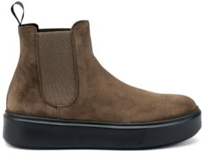 Frau Beatles Women's Casual Suede Leather 41C2, Peat, 7 UK