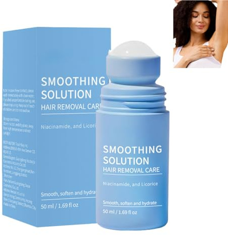 Rasierschaum-Haarentfernungsserum & Serum gegen eingewachsene Haare mit Rollkugel, für Achseln, Beine & Körper, beruhigt Hautunreinheiten, glättende Formel mit sanften Peelings (1PCS)