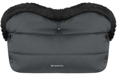 Kikka boo Kinderwagen Handwärmer Urban, Handmuff, Steppdesign, Druckknöpfe grau