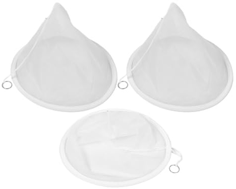Angoily 3 Stück Honigsieb Nylon Konisch 150 Mesh Imkerei Sieb Filter Honigtrichter für Honigernte und Küchenfilterung