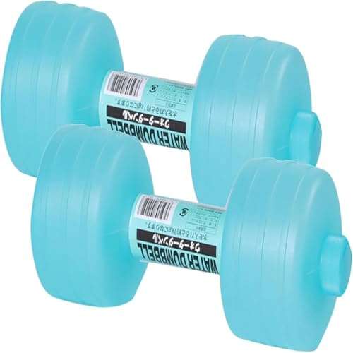 Wasser Hanteln Set, Reise Hanteln Wasser Befüllbar, Tragbar Wassergefüllte Kurzhanteln Verstellbare Hantel Gewicht, Für Männer & Frauen, Krafttraining & Muskelaufbau, Fitness Training (zufällige Farbe