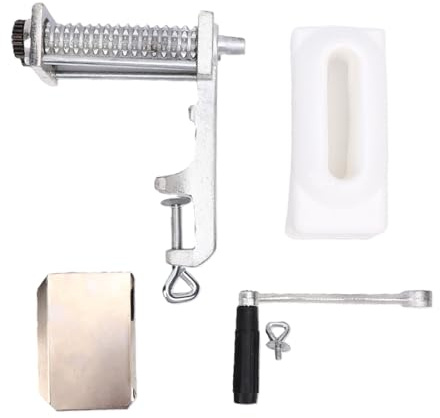 Haofy Manual Meat Tenderizer Heavy Duty Metal Clamp On Steak Flatten Cuber for Home Commercial Use Mutton Beef