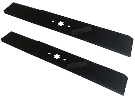 2 X 48,5 cm Rasentraktor Messer Satz für MTD BE DL JF LF P RD 96 125 130 135 155 11596 B 12096 13596 H HF T Eurotrac 15596 Spider 96 SD Racing 125-96 Gold 13096 Smart RF 125 Optima LF - 742-04084