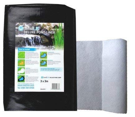 Swell UK 4m x 5m Pond Liner Heavy Duty Underlay | UV Resistant | Garden Fish Ponds