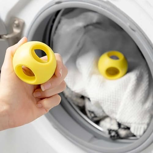 SHOP-STORY - IioCLEAN Magnetische Anti-Kalk-Bälle, wiederverwendbar, für Waschmaschine und Waschmaschine, 2 Stück