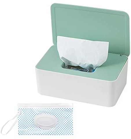 Feuchttücher Box Feuchttücher Tasche Baby Feuchttücher Box Unterwegs Feuchtes Toilettenpapier Box Spenderbox für Feuchttücher Wiederverwendbar Wipes Tasche