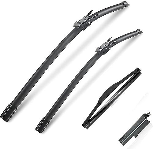 Compatible con Citroen C4 Coupe 3 puertas 2004-2010 28 + 24 + 7 escobillas limpiaparabrisas traseras delanteras cepillos cortador accesorios 2006 2007 2008 2009 2010