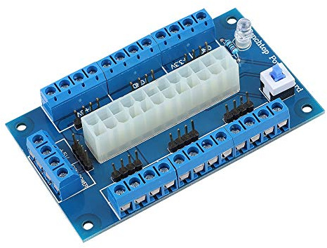 Yctze 24/20Pin ATX Netzteil Tisch-Board-Modul-Adapter für Desktop-PC, für Computer-Hardware-Tests und Modifikationen