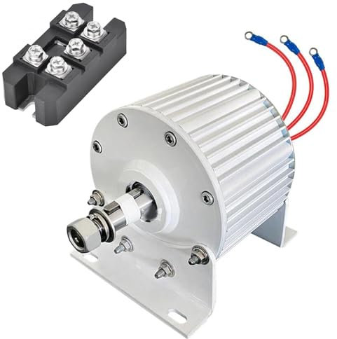 AISINILALAO 12V 24V 48V 6000W-8000W Aerogenerador 600Rpm Generador de imán Permanente Alternador síncrono trifásico Generador de turbina de Agua,24v