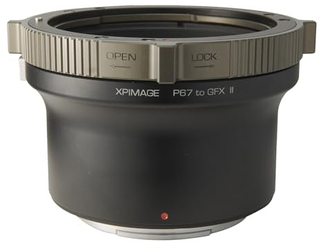 XPIMAGE Anello adattatore per obiettivo compatibile con obiettivo Pentax 67 per fotocamera Fujifilm GFX GFX50 GFX100
