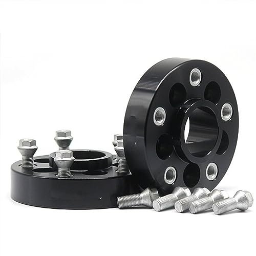 MKKDYC Spurverbreiterungen Kompatibel Mit VW T5 T6 Spurverbreiterungsadapter PCD 5x120 CB 65mm M14xP1,5 Autonabenzentrierte Spurverbreiterungen Auto-Modifikation Außenteile(2PCS 25mm)