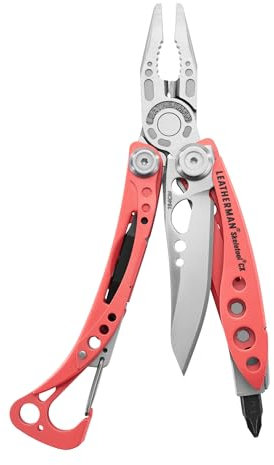 Leatherman Skeletool CX - 7-in-1 Camping- und Survival -Multi-Tool - Edelstahl - Guava