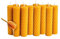 Pack de 12 Velas de Cera de Abeja Natural – [Adviento y Navideñas] | Tamaño 2x10 cm | 100% Ecológicas y Aromáticas