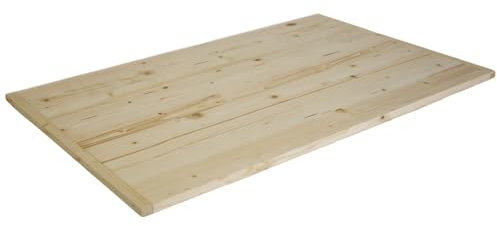 Marvin Spianatoia in Legno di Betulla Naturale Asse per Pasta Impastare e Stendere, Tagliere, Spessore 9mm, Con Gradino per Tavolo da Lavoro Realizzata in Italia (ASSE 65X40 cm)