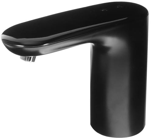 jojofuny Bomba de Agua electrica dispensador Bomba dosificadora de Agua Potable Bomba de Agua embotellada Bomba de Agua portátil eléctrica Bomba de Agua Potable Acero Inoxidable Negro