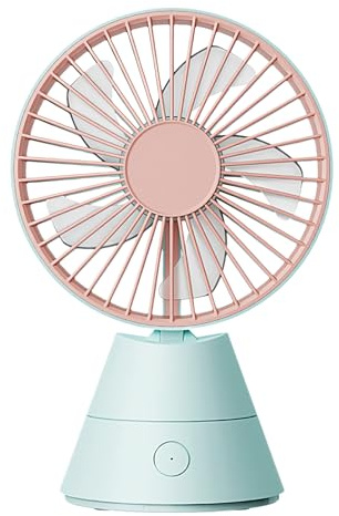 Ventilador de escritorio USB silencioso, 3 velocidades, mini ventilador portátil personal, gadgets de refrigeración de mesa de oficina, ligero, multifuncional, clima caliente, imprescindible para mesa