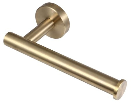 CONGARTENO Toallero Dorado De Pared Sin Taladro Porta Toallas Y Gancho para Ropa Estante De Baño Versátil para Baños Domésticos Y Hoteles Dispensador De Pañuelos 6.29X3.54X0.78in