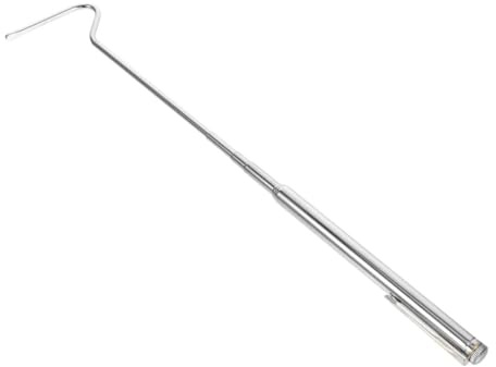 Homoyoyo Portable Collapsible Stainless Steel Snake Hook Retractable Snake Tongs for Removal and Wrangle Lightweight Reptile Handling Tool for Beginners and Professionals