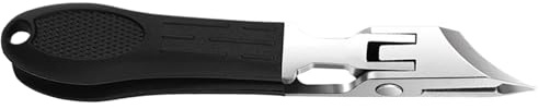Tagliaunghie Inclinati Cutter per Unghie | Acciaio Inossidabile Antischizzi Con Tagliacuticole, Manicure E Pedicure Per Casa E Viaggio