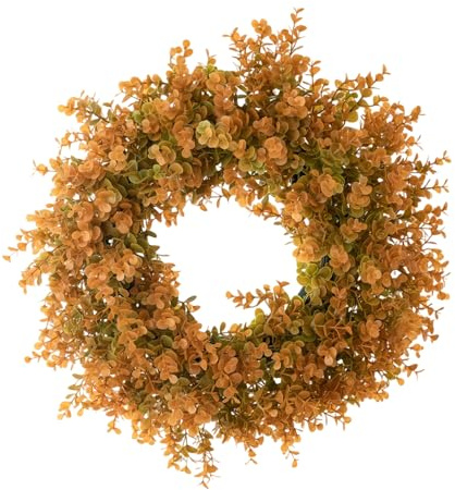 Herbstkranz | 38 cm Erntezeit Dekoration | Erntekranz Mit Saisonalen Blättern,Für Außenbereich, Kaminumrandung, Fenster, Tür, Tisch, Party, Hochzeit, Küche, Thanksgiving Und