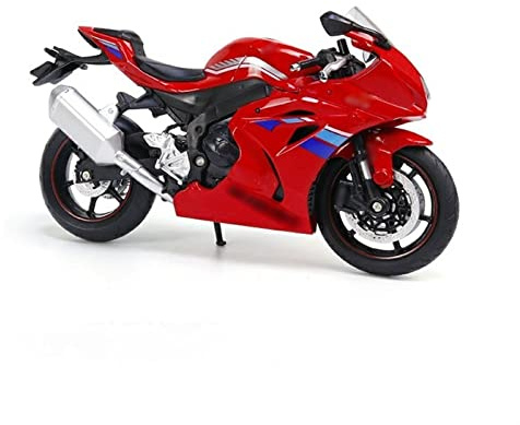 1/12 Diecast Motorcykelmodell Leksaksupphängning Terrängfordon Motorcykelsamling Modellpresent För Suzuki GSX-R1000