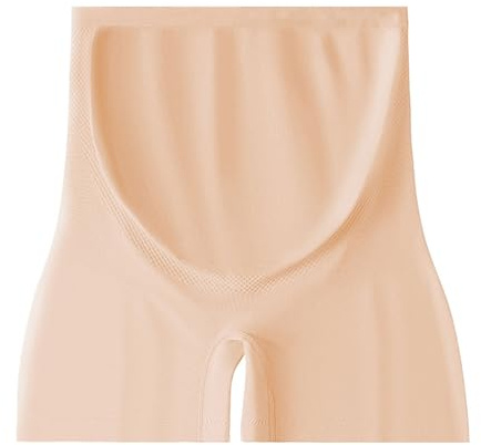 Ldabrye Biancheria intima premaman ad alta elasticità Anti sfregamento mutandine post-partum Tessuto di nylon traspirante per donne incinte Biancheria intima premaman in nylon senza cuciture, Pelle