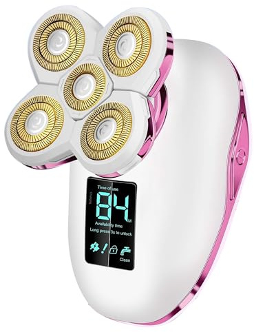 Electric Razors for Women Legs-5D Magnetic Detachable Head Flawless Razor-IPX7 Waterproof Wet Dry Cordless Trimmer-USB Rechargeable Travel Kit