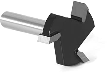 LRJSKWZC Router Bits 1/4 6mm Shank Wood End Mill Planning Tool Adapter Collet Router Bit Carbide T Blade Plate for Woodworking Grooving Tools (Cutting Edge Length : 1)