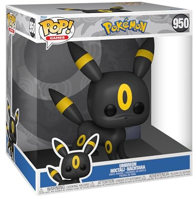 Funko POP! Jumbo: Pokemon - Umbreon - Vinylfigur för samlare - Presentidé - Officiell Merchandise - Leksaker för barn och vuxna - Fans av videospel - Modellfigur för samlare och utställning