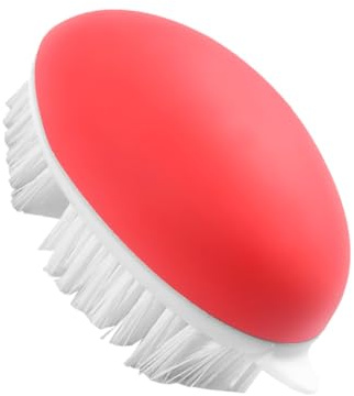 ARTSEWPLY Multifunctional Vegetable Fruit Cleaning Brush with Dense Bristles for Soil Removal Ergonomic Palm Scrubber for Kitchen Food Preparation PP Material Random Color Random Color