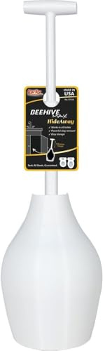 Korky Beehive Max Hideaway 15 in. L x 6 in. Dia. Toilet Plunger