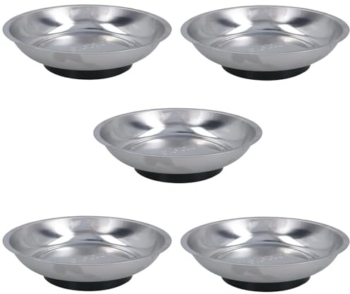5PK bac de stockage magnétique circulaire en acier inoxydable rond 6