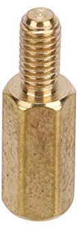 Hex Standoff M3 Messing Kupfer Sortiment Set 100pcs/50pcs/30pcs/20pcs Single Head Sechseckige Muttern Ersatzmuttern für PCB-Panels Isolierte Säule (M3*10)