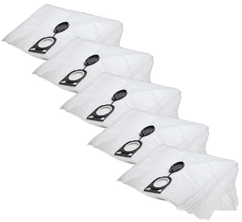 vhbw 50x Sacs compatible avec Starmix IS ARD 1225, HS AR-1432 EWS, HS AR-1635 EWS aspirateur - 43cm x 32cm blanc