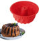 Xinlie Molde Redondo para Savarin de Silicona Molde para Budnt Cake Molde Bizcocho Savarín Molde Savarín Original Molde para Cocina de Silicona para Hornear Tartas, Pan, Hornear Pudding