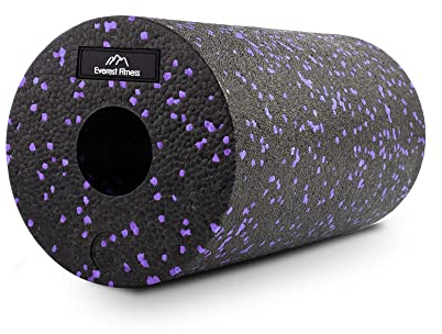 EVEREST FITNESS Faszienrolle 30cm mittelhart - Fitness Rolle Faszienrolle Wirbelsäule - Pilates Rolle Massagerolle Rücken - Rückenrolle Massage Rolle - Foam Roller