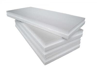 ITALFROM 25 panneaux en EPS polystyrène expansé fritté pour isolation thermique/acoustique -100 x 50 x 4 cm