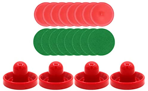Gatuida Spielzeuge Airhockey-Set Airhockey 1 Satz Airhockey-Pusher Airhockey-Pucks Drücker Torgriffe Paddel Ersatzzubehör Für Spieltische B Air Hockey Tisch-Hockey-Zubehör Desktop-Zubehör