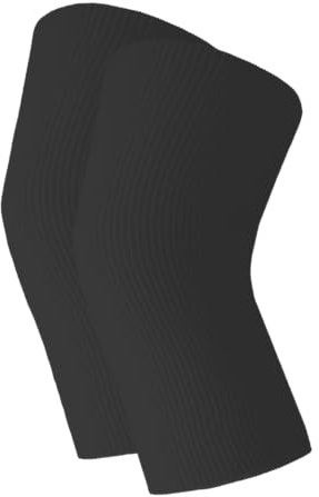 wobera ANGORA elasthisch gestrickte Gelenkwärmer ohne Nähte für Knie, Fußgelenk und Ellenbogen mit 45% Angora mit 45% Angora (Gr. M, Farbe: schwarz)