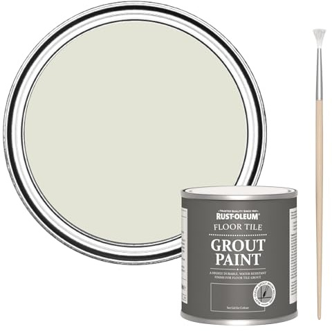 Rust-Oleum Ultra-Durable Beige Floor Tile Grout Paint - Portland Stone 250ml