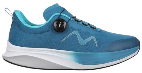 MBT GALADO Zapatillas de Deporte para Hombre. Deportivas para Correr Anatómicas y Cómodas. Calzado Fisiológico Confort y Estabilidad con Suela Curva. Sneakers Running. Color Azul