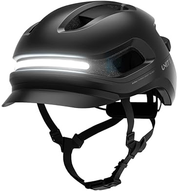 UNIT 1 Aura Smart E-Bike Helm mit Blinkern & Bremslicht | MIPS Smart-Fahrradhelm: Blinker, integrierte Lichter & Sturzerkennung