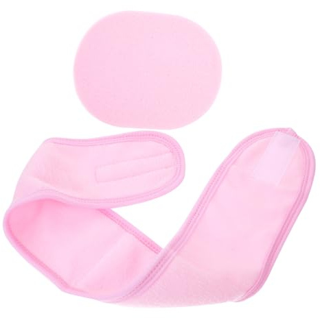 VICASKY Bandeau Spa pour Femme Éponge Visage Douce Bandeau Douche et Bain Soin Visage Léger