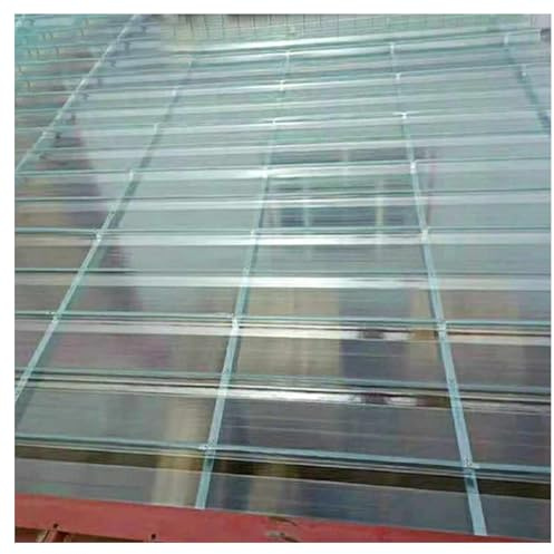 Placa Ondulada FRP for Exteriores,Panel for Tejado Aislantes del Calor,Panel for Tejado Transparente,FRP Con Resistencia A Los Rayos UV,Garaje Corrugado,Placa Ondulada(3pcs,0.9*1.8m/35*71in)