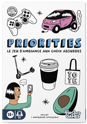 Hasbro Gaming Priorités, Jeu de Groupe - Version française