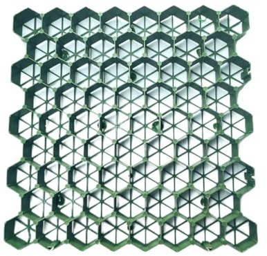 Grille d'allée en Plastique, Base Durable for abri de Jardin, Couleur Gravier éclatant, for aménagement paysager, pentes, parkings(5cm-8 Pieces)