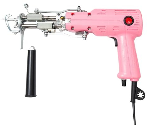 Cut-Flor-Moquetas Tufting Pistolas 2 en 1 Eléctrica Máquina de Tejido de Alfombras y Flocado Máquina de Fabricación de Alfombras de Alta Velocidad Máquina de Perforación de Mano