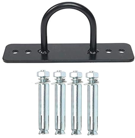 Soporte Para Cuerda De Batalla | Anclaje De Pared Resistente Para Cuerda De Ejercicio,Gancho Estable de Servicio Pesado para Gimnasio Entrenamiento Exterior Trasero Casa Apartamento Garaje