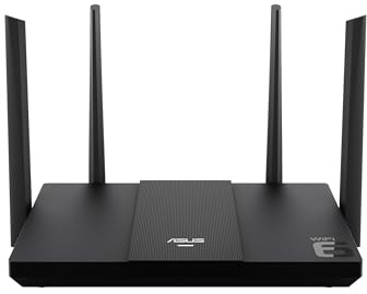 ASUS RT-AX50 Mini Wi-Fi Router 6 AX3000 - Dual Band, Expandable Router, OFDMA, MU-MIMO, 1024 QAM, AiMesh, QOS, Smart Connect, Dual WAN Support