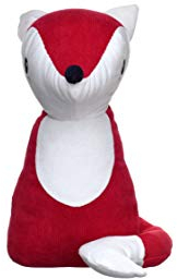 Heitmann Deco Türstopper - Fuchs - Tier - Fensterstopper aus Stoff - Deko - Wohnzimmer - rot,weiß - ca. 25 cm